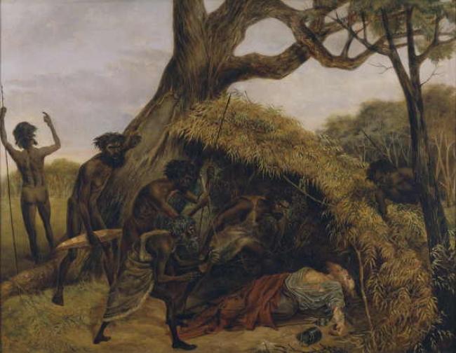 Evans, De Scott Natives discovering the body of William John Wills Sweden oil painting art